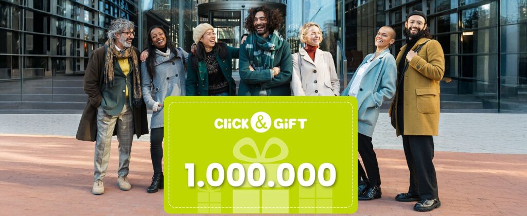 Click&Gift alcanza su usuario número 1.000.000